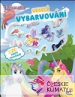 Veselé vybarvování se super samolepkami Jednorožci - książka