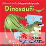 Zábavná magnetická kniha Dinosauři -  čti a skladej - książka