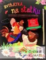 ZVÍŘATKA NA STATKU - úžasná škrábací knížka a omalovánky - audiobook - książka